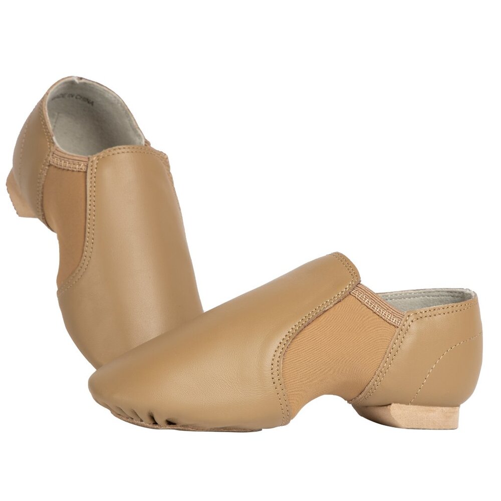 Leather Upper Slip-on Jazz Shoe for Girls and Boys (Big Kid/Little Kid/Toddler)